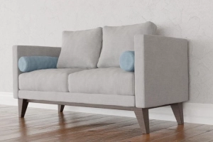 Sofa Gray Blue 3D Asset Model